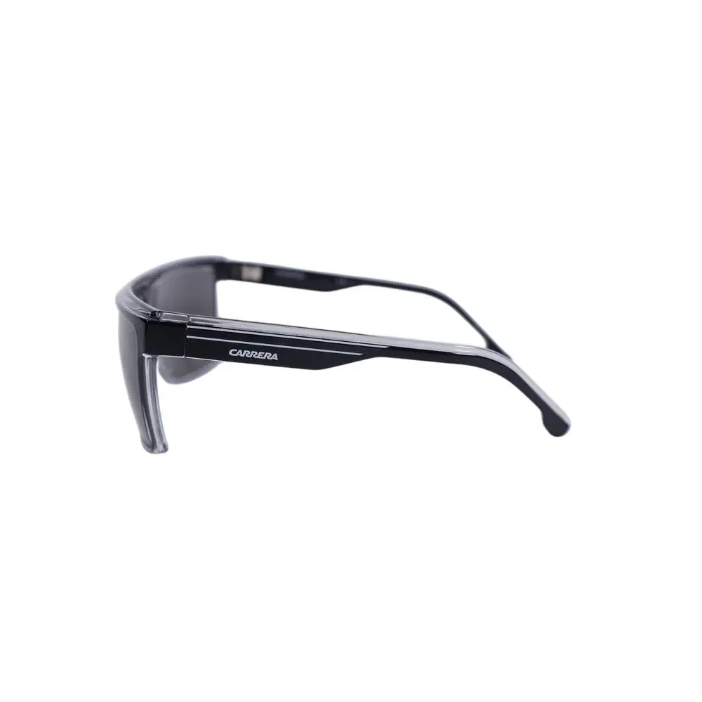 Carrera Men's Square Lightweight Sunglasses - Black Crystal/Grey Polarized - NWT